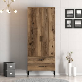 Hanah Home Kumsal T - Walnut Armario